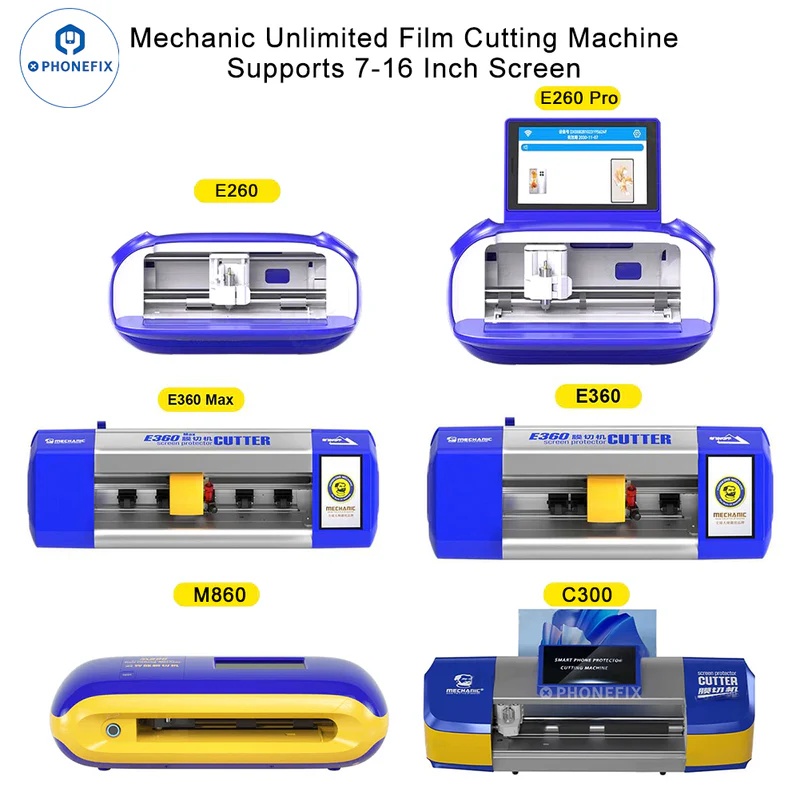 Mechanic Unlimited Film Cutting Machine Supports 16-inch Screen