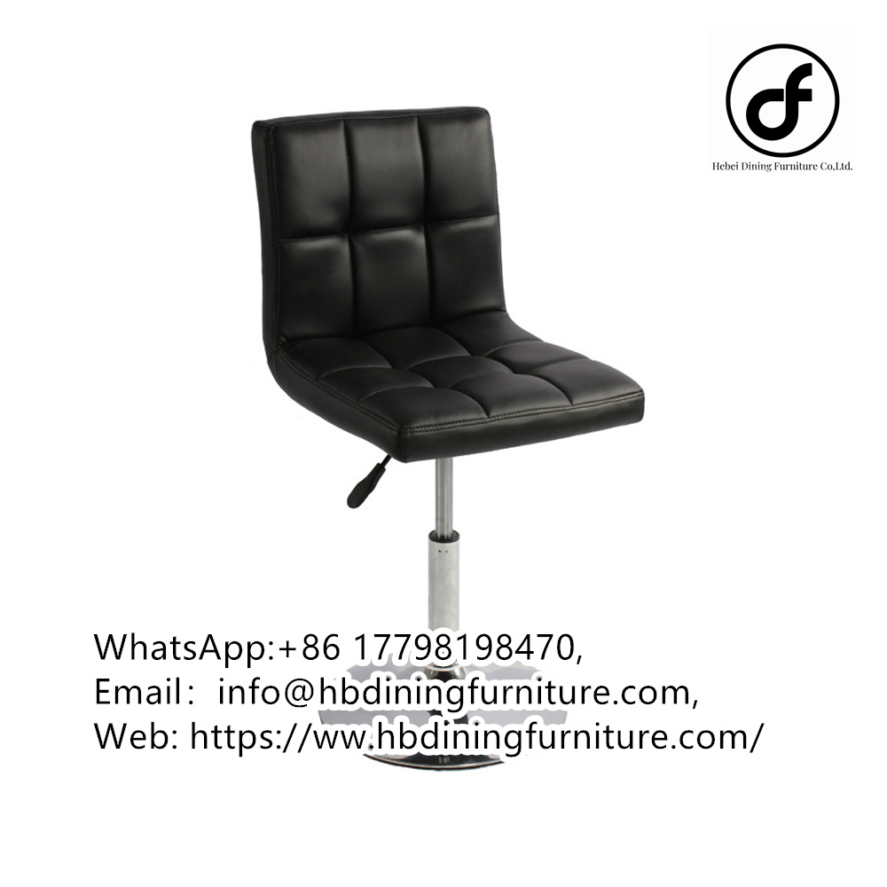 Leather Upholstered High Chairs Nightclub Height Adjust Europe Style High Quality Bar Chairs