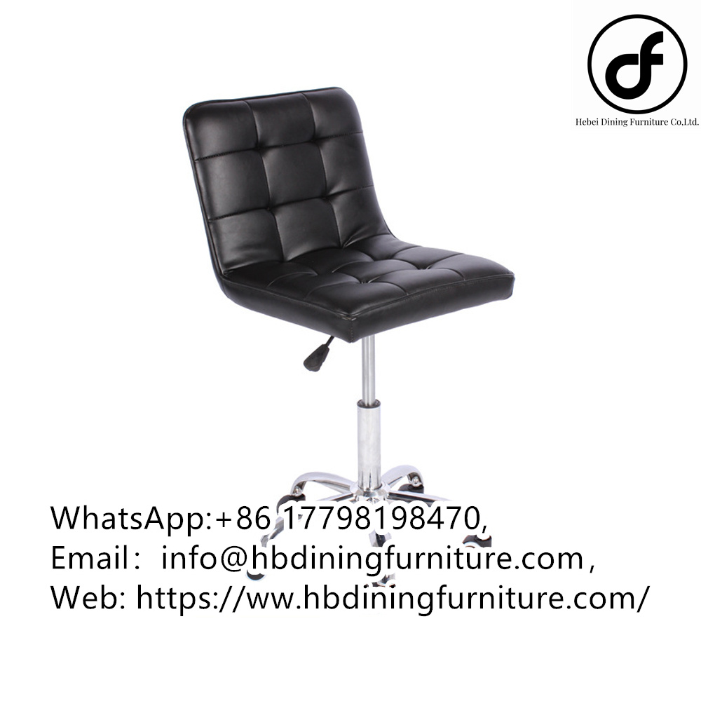 Leather Upholstered High Chairs Nightclub Height Adjust Europe Style High Quality Bar Chairs