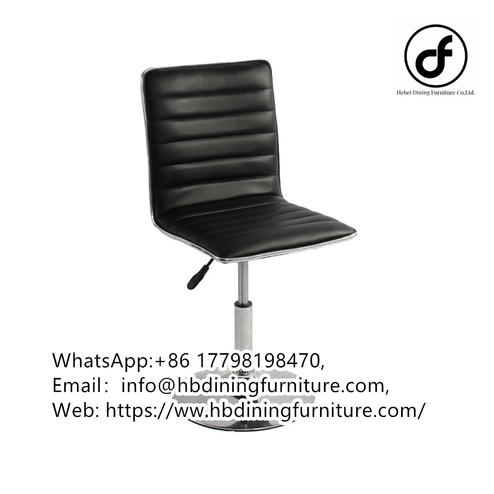 Leather Upholstered High Chairs Nightclub Height Adjust Europe Style High Quality Bar Chairs