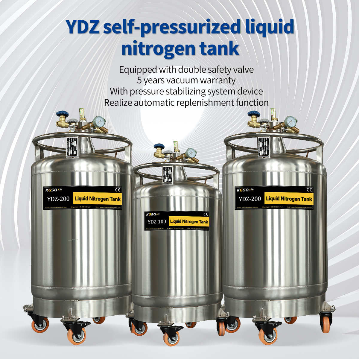Aruba-liquid nitrogen supply tank-liquid nitrogen cell storage system