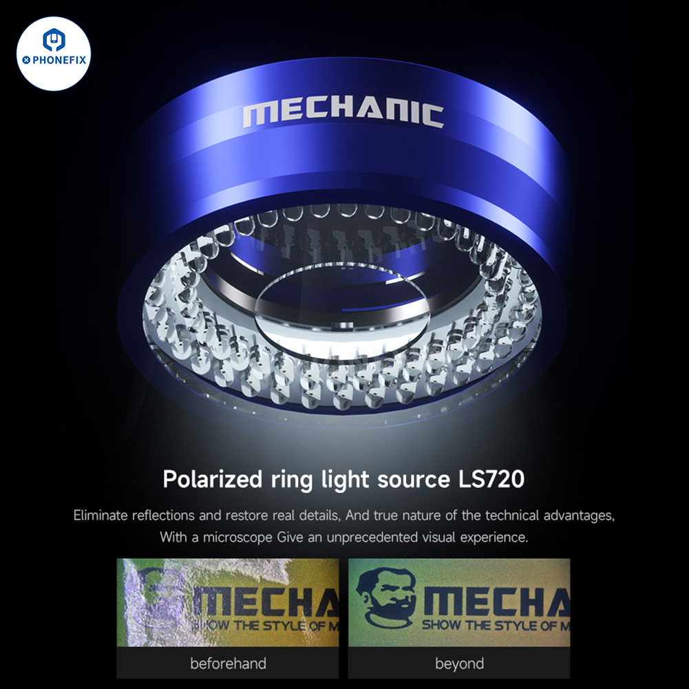 Mechanic LS720 Adjustable Microscope Polarization Ring Lamp