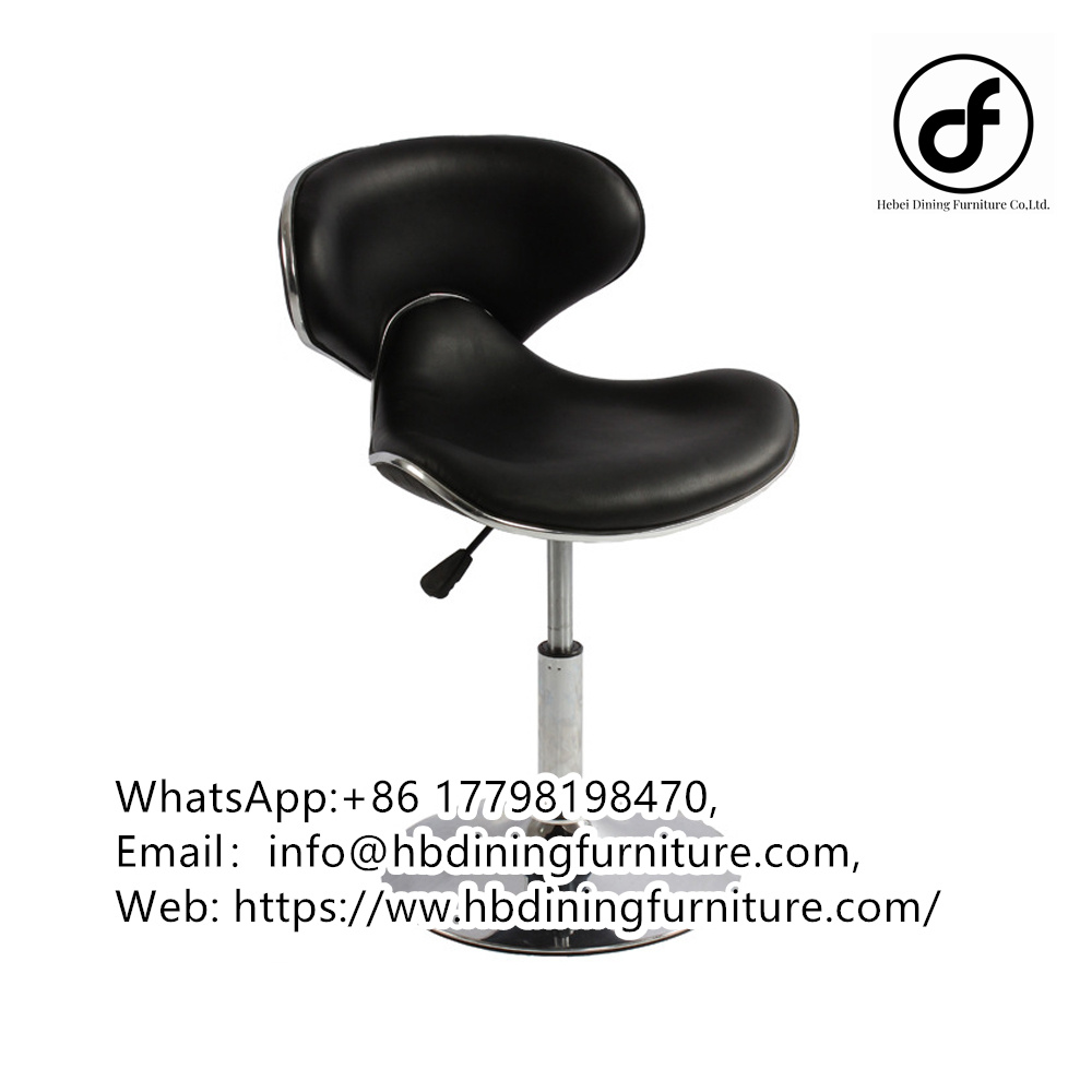 Leather Upholstered High Chairs Nightclub Height Adjust Europe Style High Quality Bar Chairs