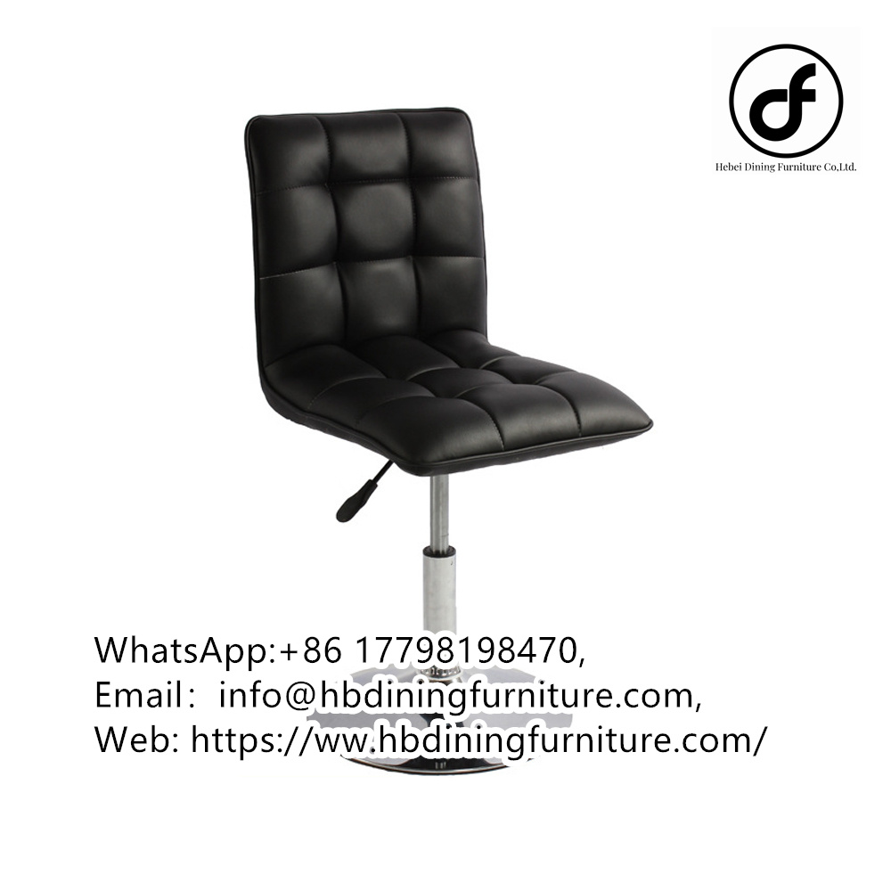 Leather Upholstered High Chairs Nightclub Height Adjust Europe Style High Quality Bar Chairs