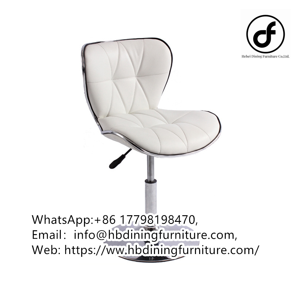 Leather Upholstered High Chairs Nightclub Height Adjust Europe Style High Quality Bar Chairs