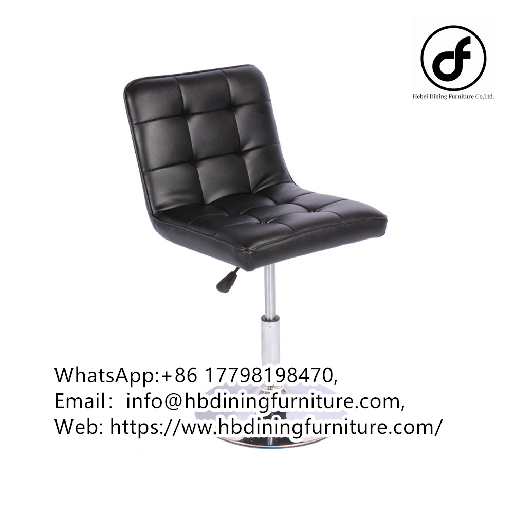 Leather Upholstered High Chairs Nightclub Height Adjust Europe Style High Quality Bar Chairs