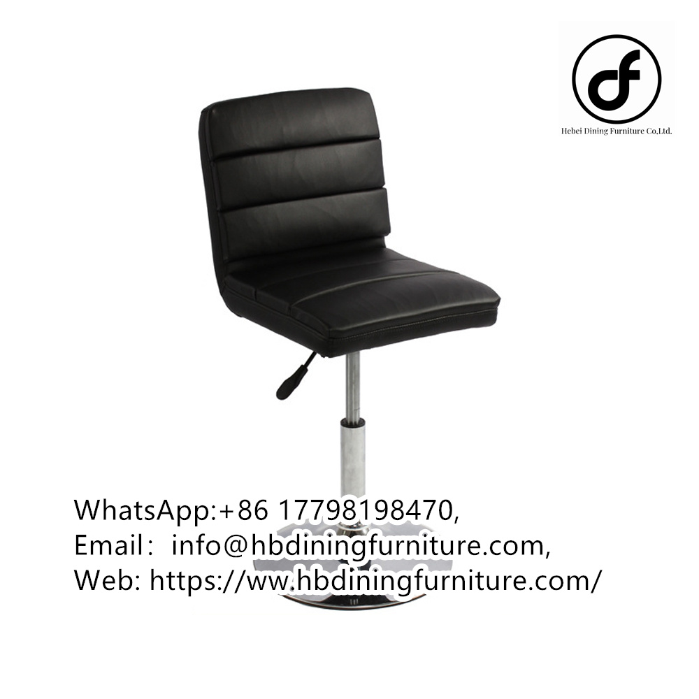 Leather Upholstered High Chairs Nightclub Height Adjust Europe Style High Quality Bar Chairs