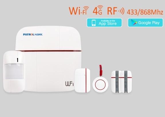 Smart APP Home Security Burglar Alarm System  Wifi GSM Support Adding Various Sensors