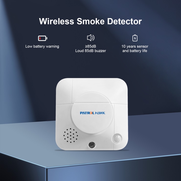 Smart App Controlled WiFi Smoke Detector Alarm for Home Security Fire Alarm