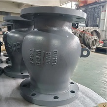 ASTM A216 WCB Осевой обратный клапан