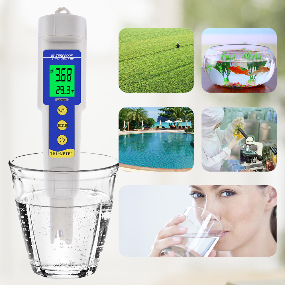 TDS-3596 Waterproof pH/TDS &Temperature Meters