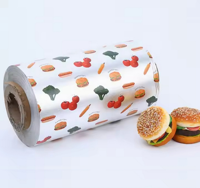 Customized printed aluminum foil for sandwich/hamburger packaging 8011 1235