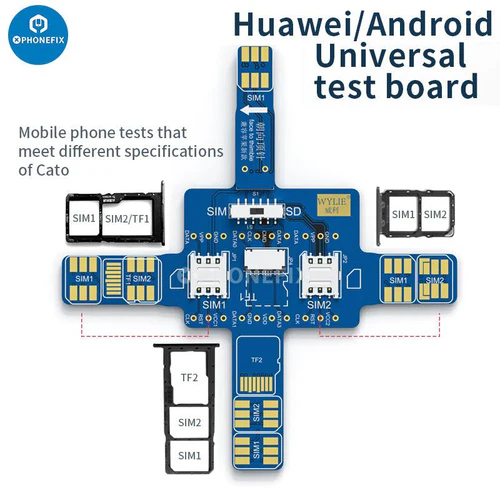 WYLIE Универсальный смартфон сигнал тест платы для iPhone Android