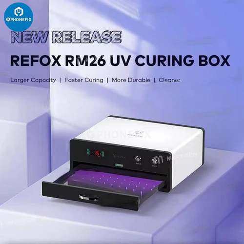 Refox RM26 UV Curing Lamp Box OCA Glue Quick Drying Tool