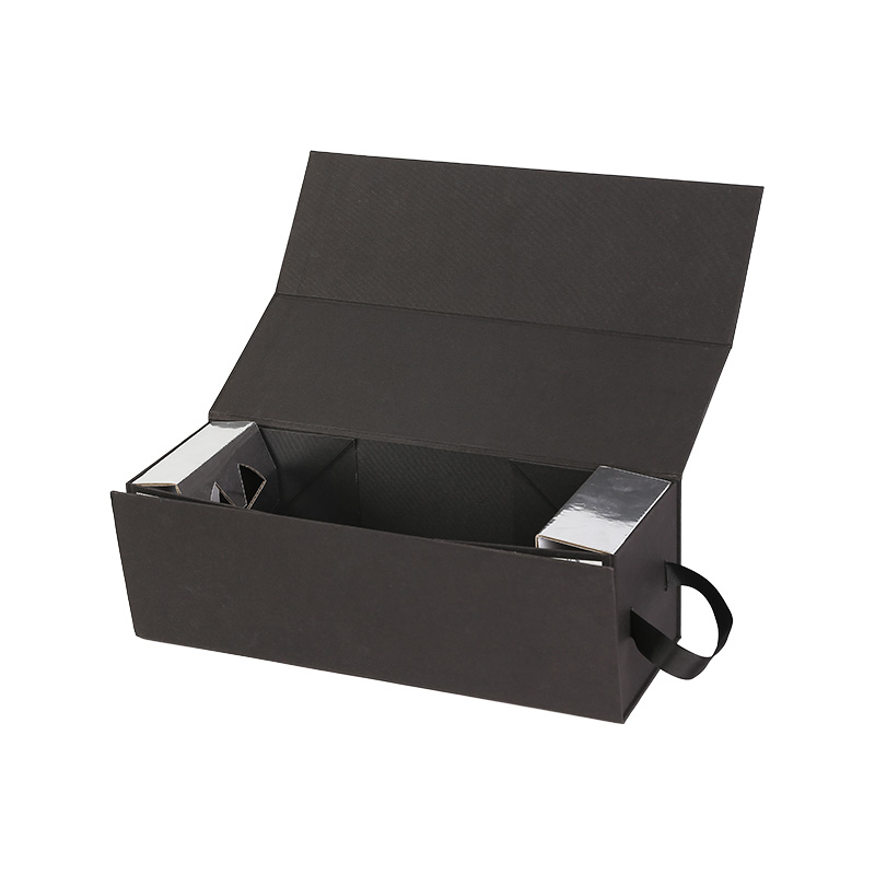 Foldable Tote Holder Single Wine Container Box for Gifts