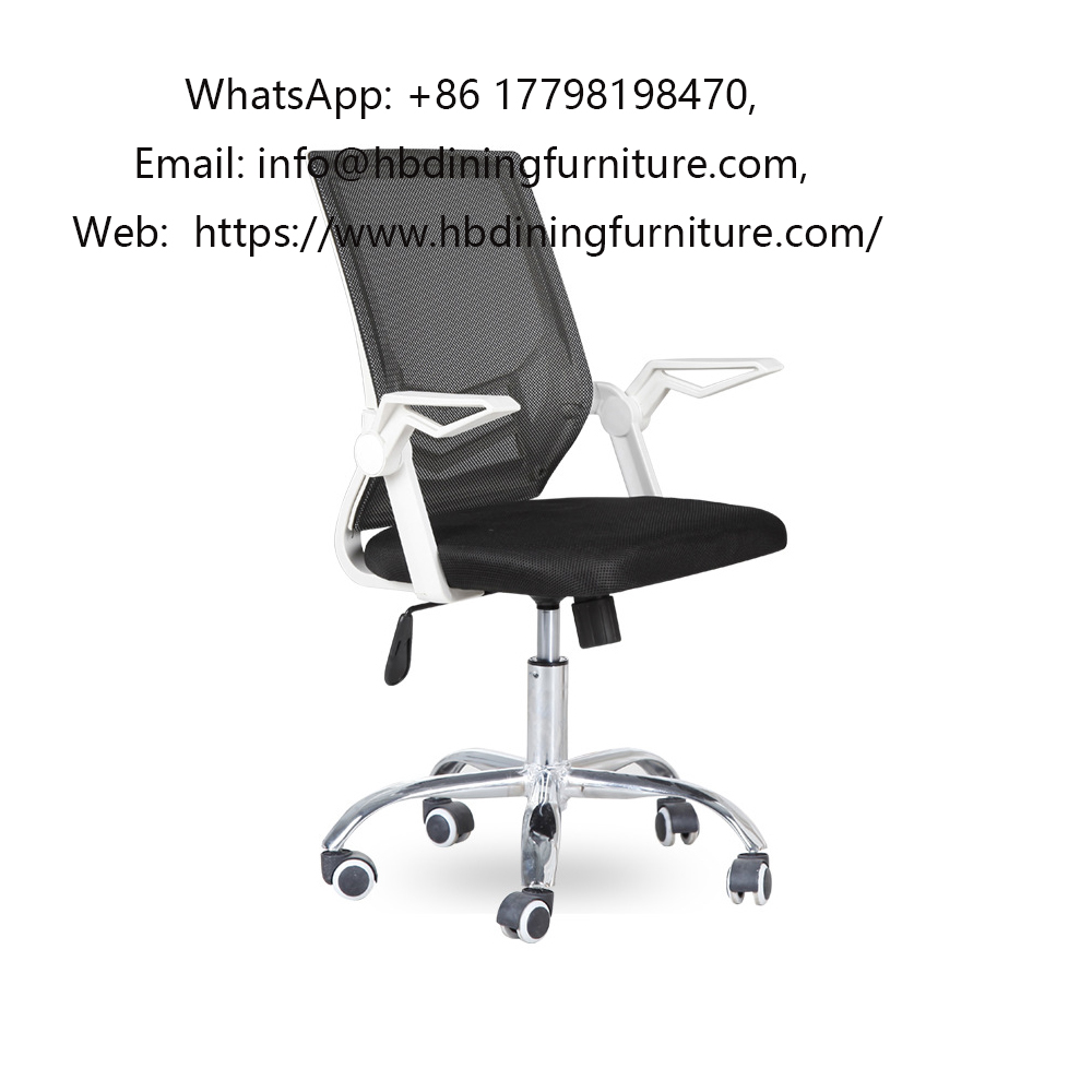 PU Swivel Chair Nylon 5 Star Base with Casters DC-U77F