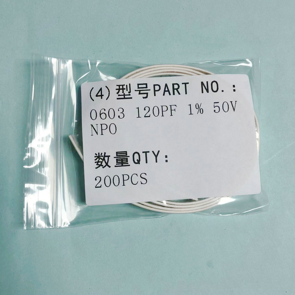 0603 120PF 1% 50V NPO SMD capacitor YAGEO CC0603FRNPO9BN121