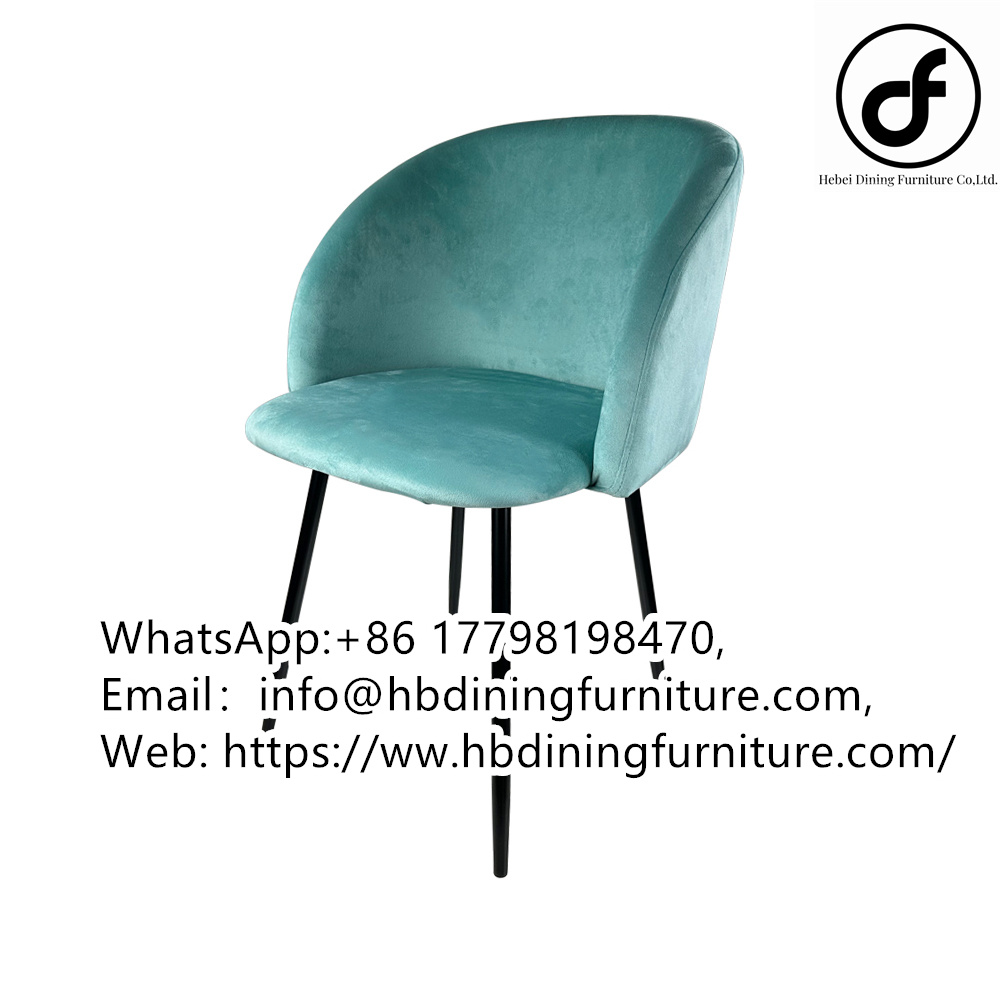 Velvet Armchair Soft Backrest Living Room