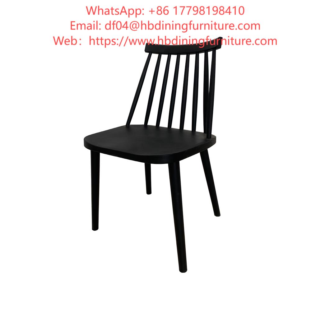 Plastic Chair Half Backrest Multicolor Seating DC-N87