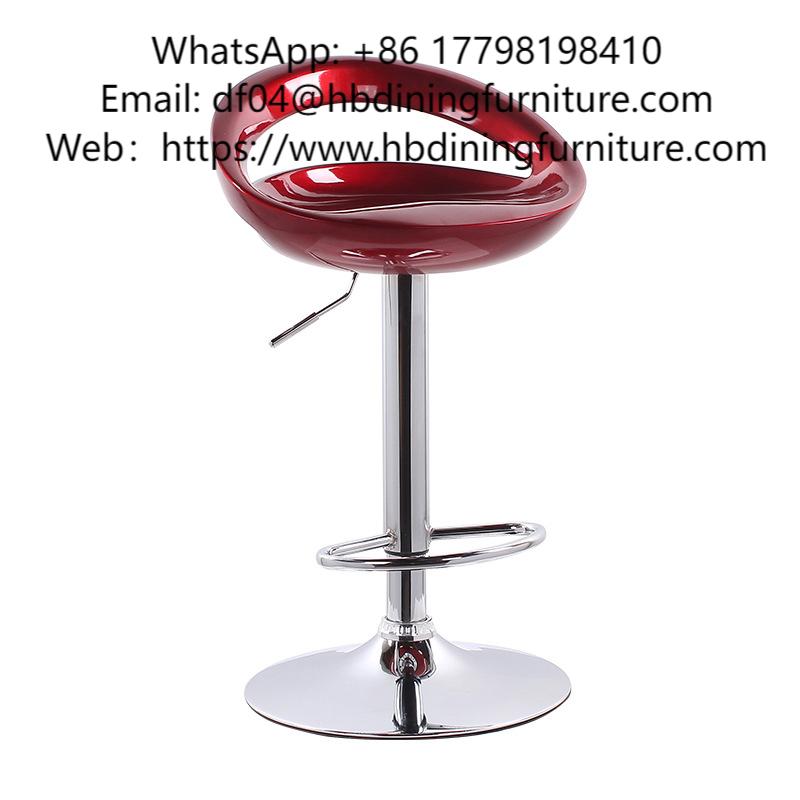 Plastic Bar Stool Swivel Height Adjustable DB-P12S