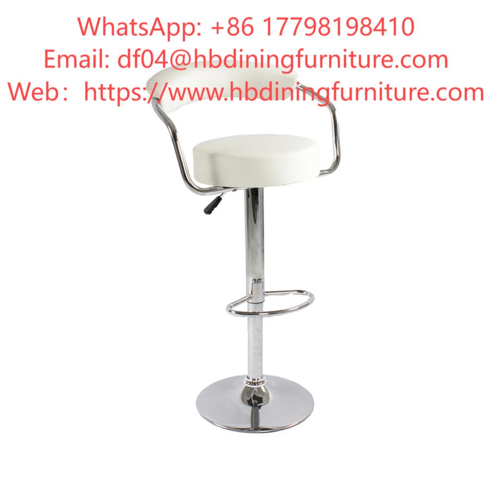 Upholstered Bar Chair with Disc Base DB-U68AS