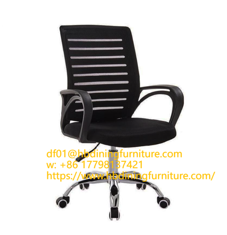 Dining Furniture Medium Back Office Chair Up and Down Conference Chair Mesh Adjustable Rotation Computer Office Rolling Chair