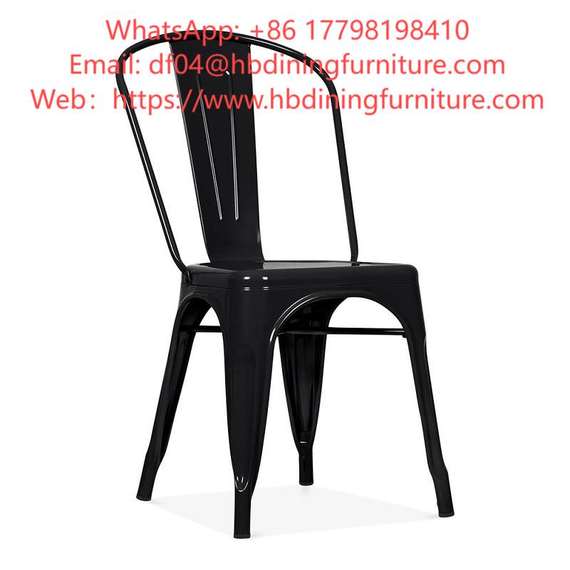 Metal Chair Bar Restaurant Iron High Backrest DC-M01