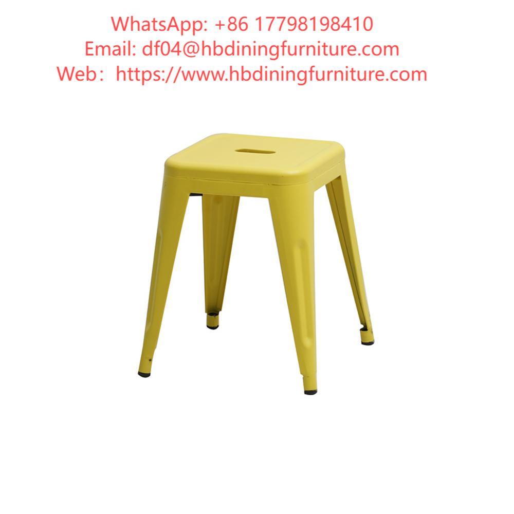 Iron Sheet Low Stool Temporary Seats DC-M04