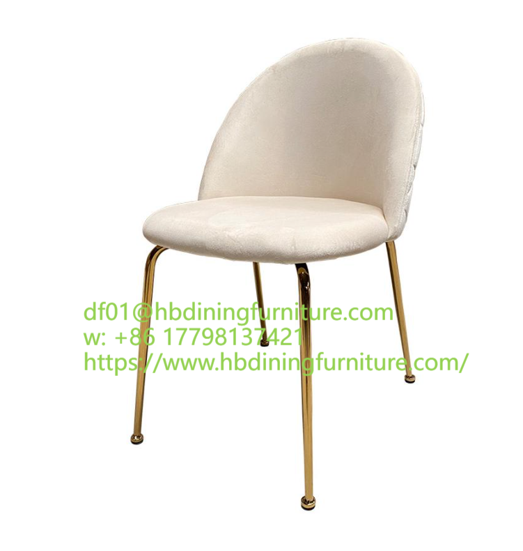 Dining Furniture Upholstered Back Chair Kitchen Dining Chair Bedroom Makeup Nail Salon Chair