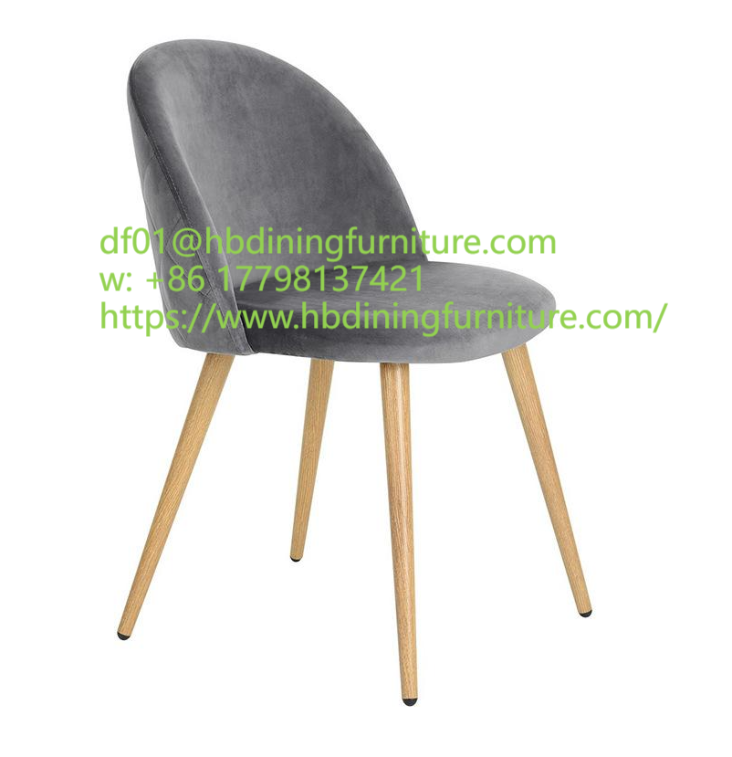 Dining Furniture Factory Direct supply Dining Room Chair Restaurant Hall Hotel Bank chair Velvet Dining Chairs