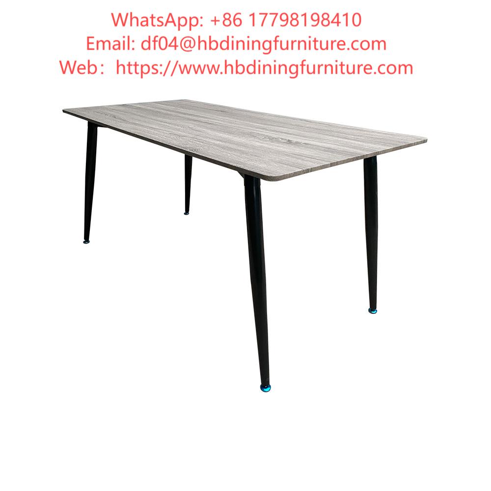 MDF Table Top with Metal Legs Dining Table DT-M03