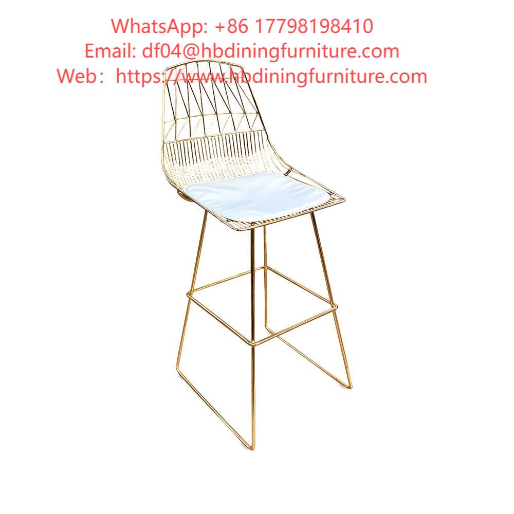 Outdoor Wire Chair with Seat Cushion DB-W01