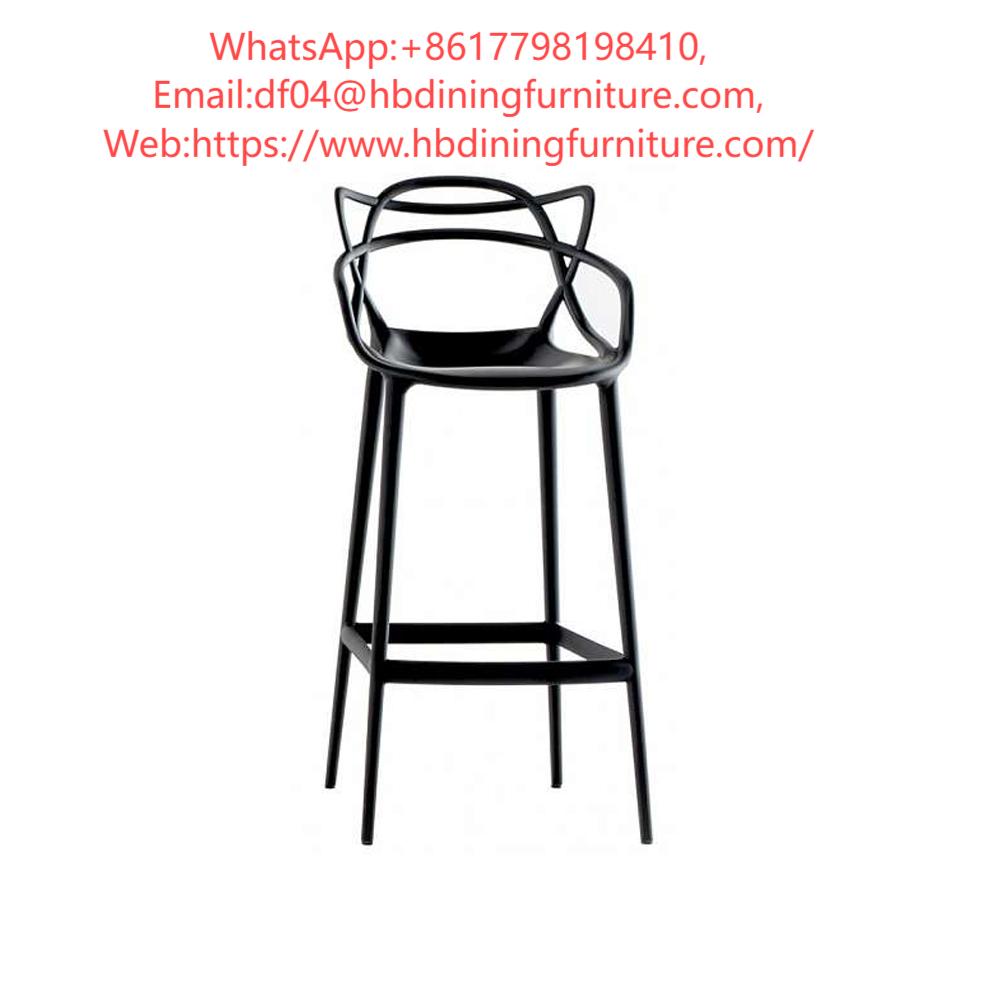 One-Piece Plastic High Bar Chair DB-N01