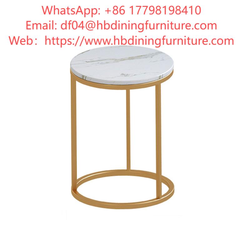 Metal Frame Marble Dining Table DT-S06