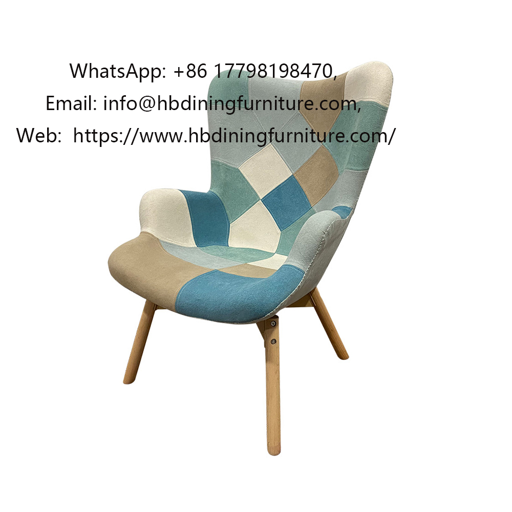 Soft Fabric Sofa Chair with Armrest DS-03