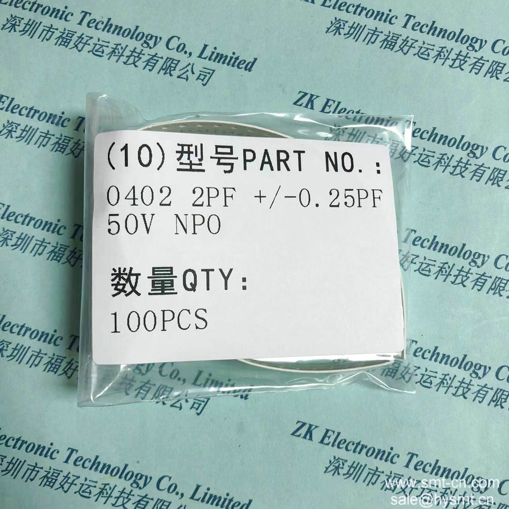 0402 2PF +-0.25PF 50V NPO CCTC 500R07S2R0BV4T CAPACITOR - TIPO CERAMICO SERIE S