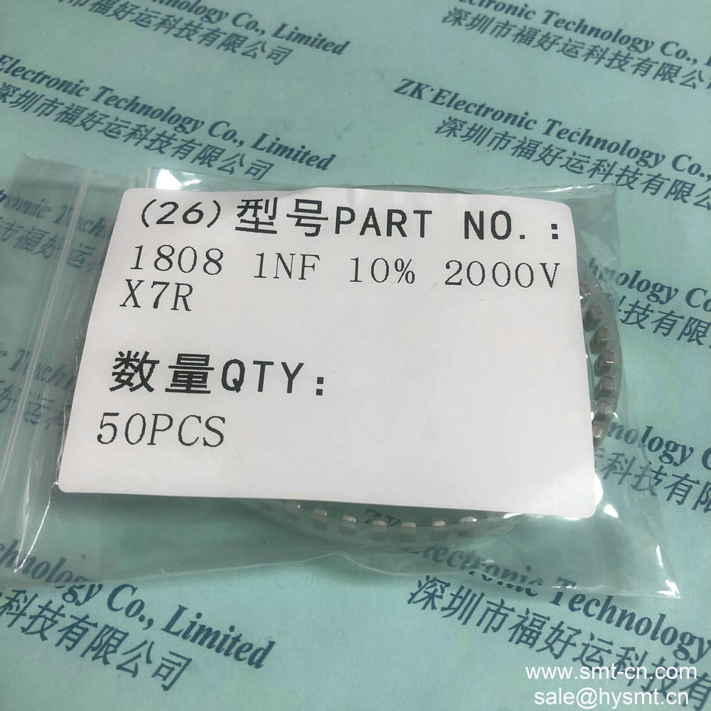 1808 1NF 10% 2000V X7R PDC Capacitor instead CER 1NF 10% 1500V X7R 1808 M4520 SMD 1808SC102KAT1A