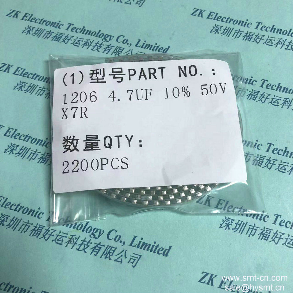 Samsung capacitor CL31B475KBHNNNE 1206 4.7UF 10% 50V X7R