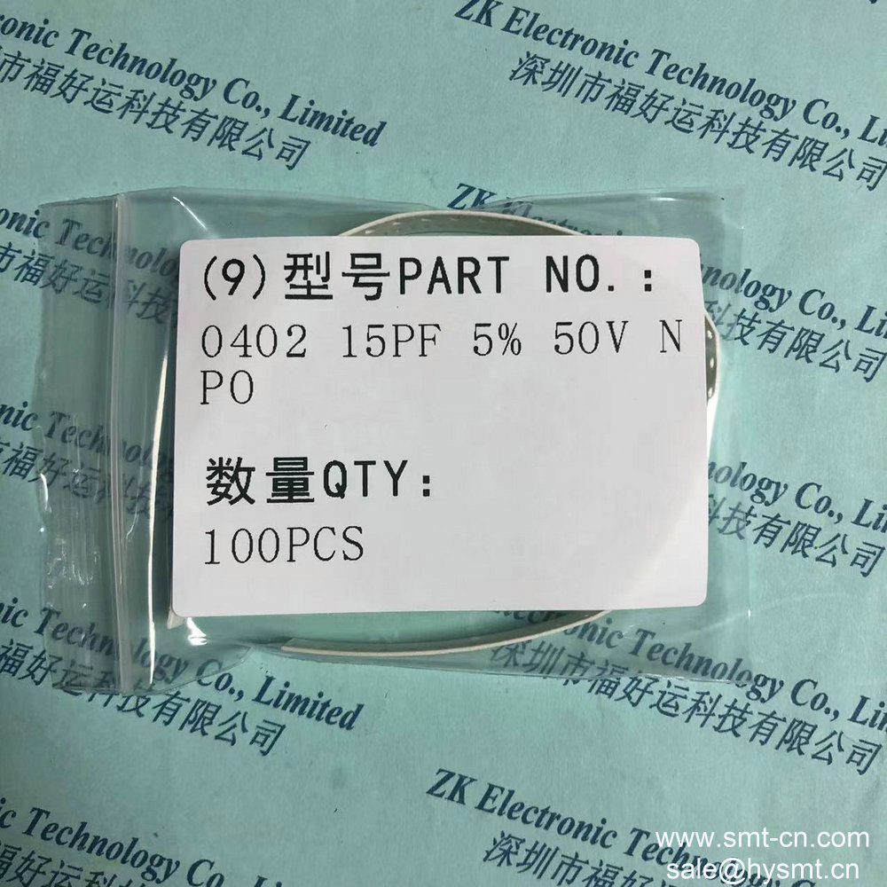 YAGEO 0402 15PF 5% 50V NPO Capacitor CC0402JRNP06BN150