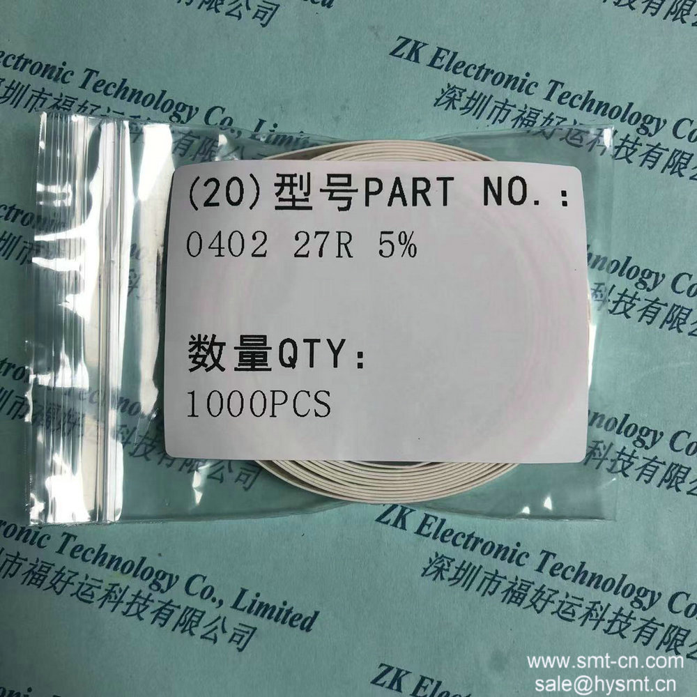 ROYAL resistor 0402 27R 5% ERJ-U02J270 RES 27R 0402 5% 1/16W ERJ-U02J270 PANASONIC