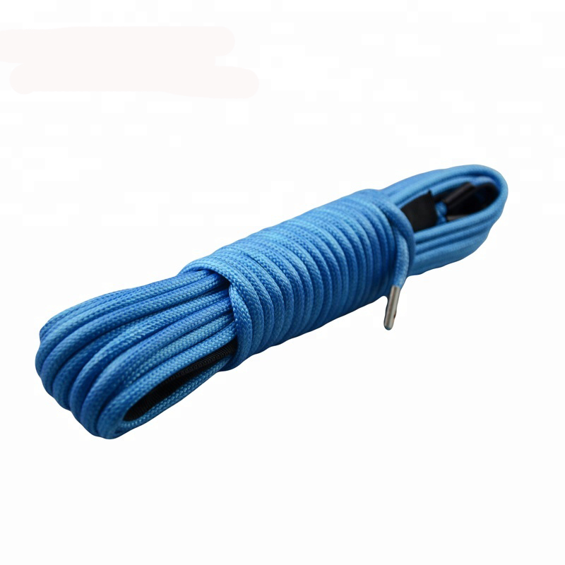 Double braided winch rope