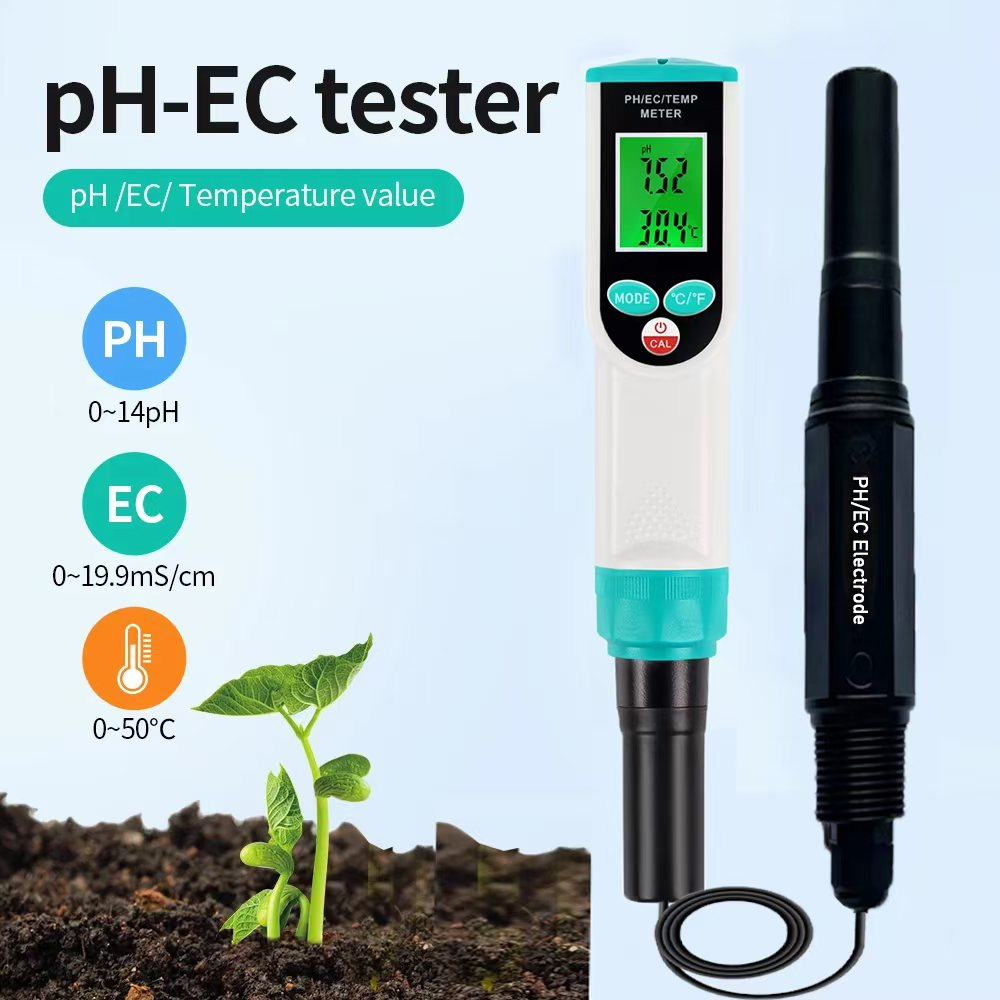 PH-68L Waterproof pH/EC/Temperature 3 in 1 tester