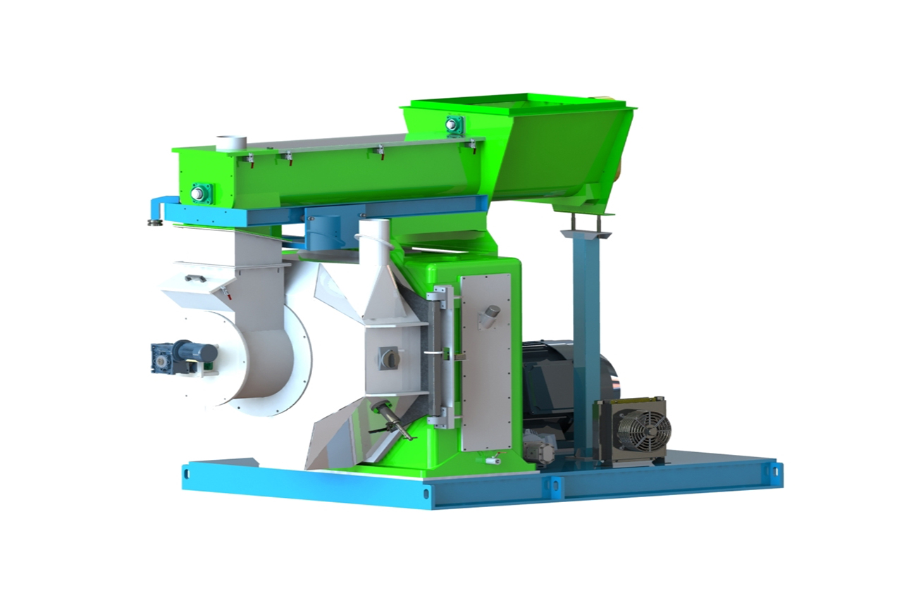 flat die wood pellet mill