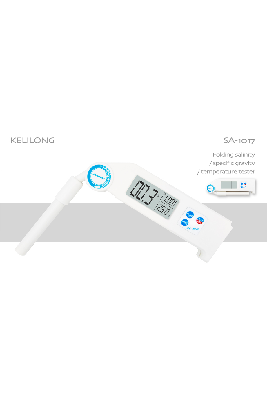 SA-1017 Folding salinity / specific gravity / temperature tester