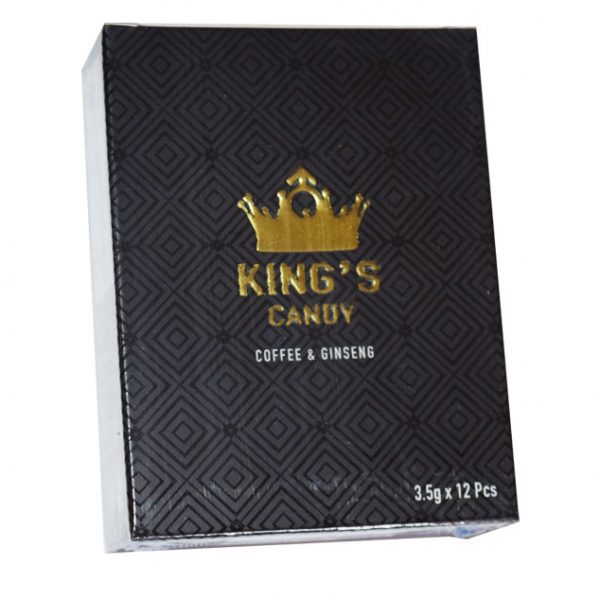 KING’S CANDY COFFEE & GINSENG FOR MEN (3.5g X 12 Pieces)