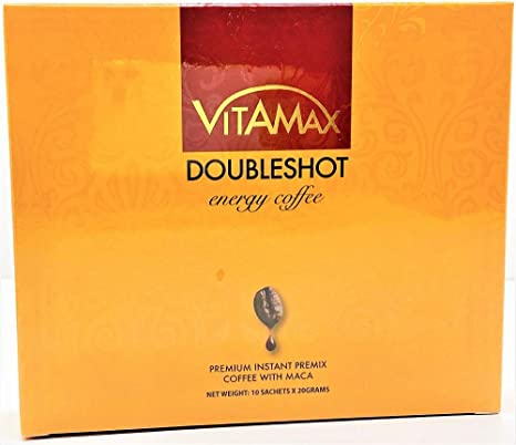 VITAMAX DOUBLESHOT ENERGY COFFEE (20g X 10 Sachets)