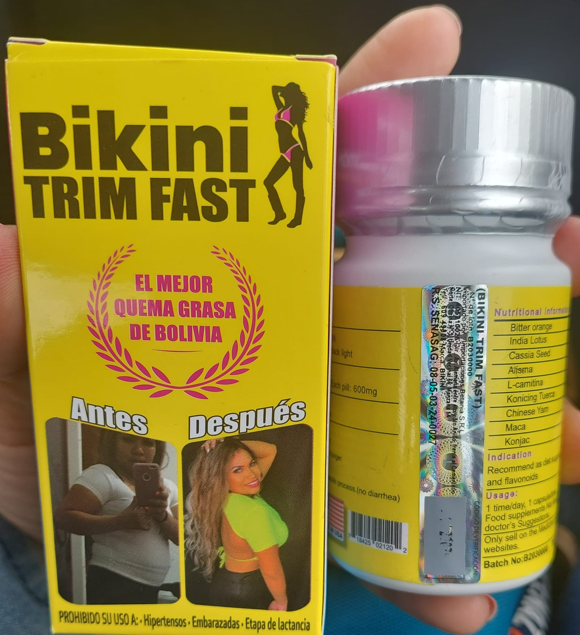 BIKINI TRIM-FAST SLIMMING CAPSULES