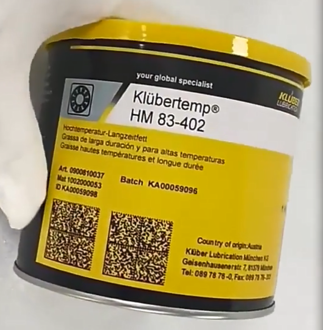  High-Temperature KLuber HM 83-402 1KG Grease