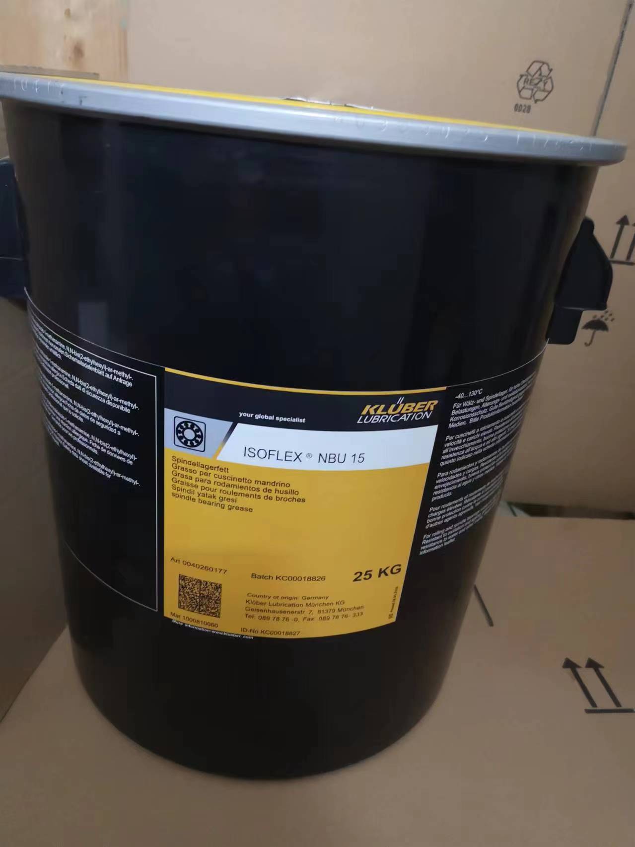 Kluber NBU 15 25kg for Spindle Bearings