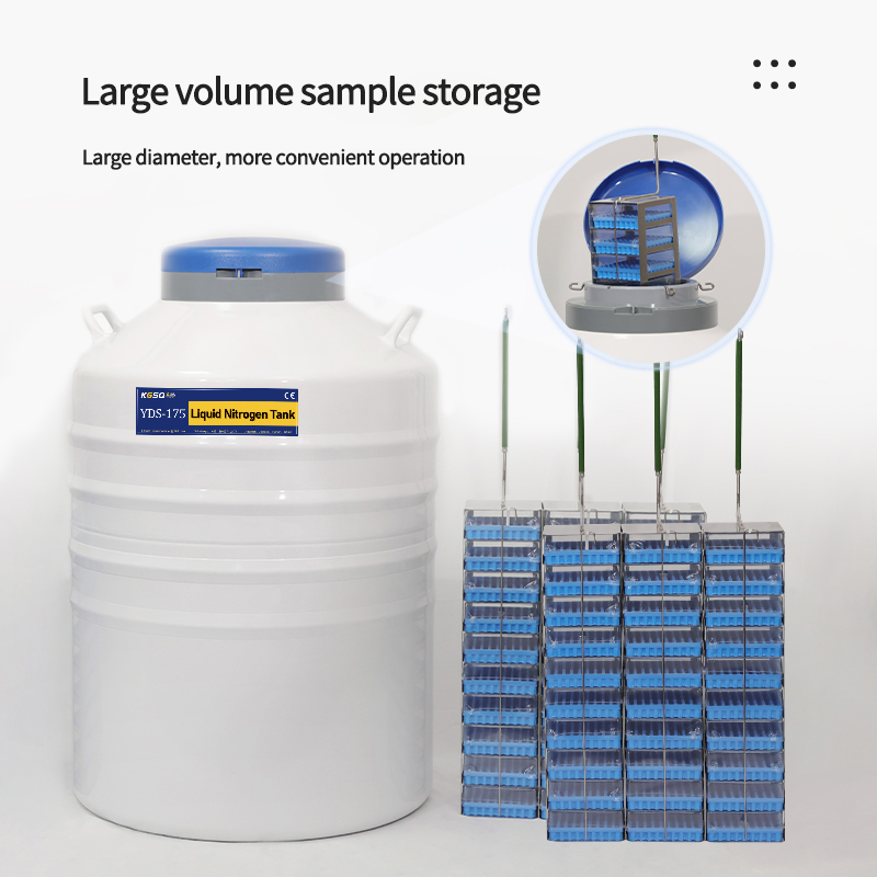 Panama-liquid nitrogen sample storage-five-wheeled cart